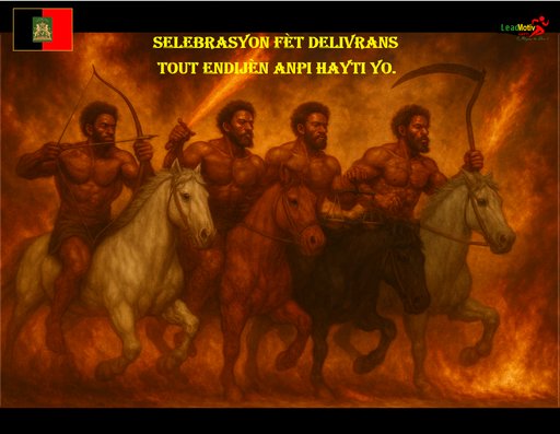 DOKIMAN POU RITYÈL TOUT FÈT: FÈT DELIVRANS, FÈT CAZABI SAN LEDVEN, FÈT PREMYE MALKOUT, FÈT SEMÈN, FÈT TWONPÈT, FÈT PADON, FÈT AJOUPA.  AK PIBLIKASYON KALANDRIYE ANYÈL YO.